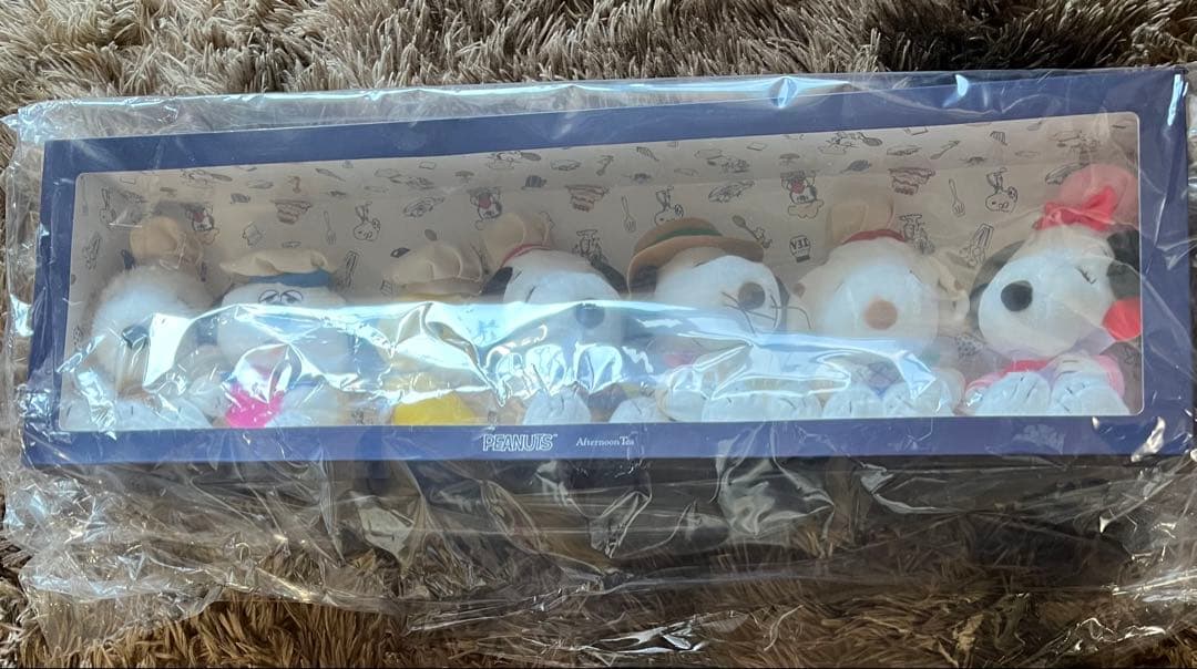 アフタヌーンティー　限定　スヌーピー ぬいぐるみセット