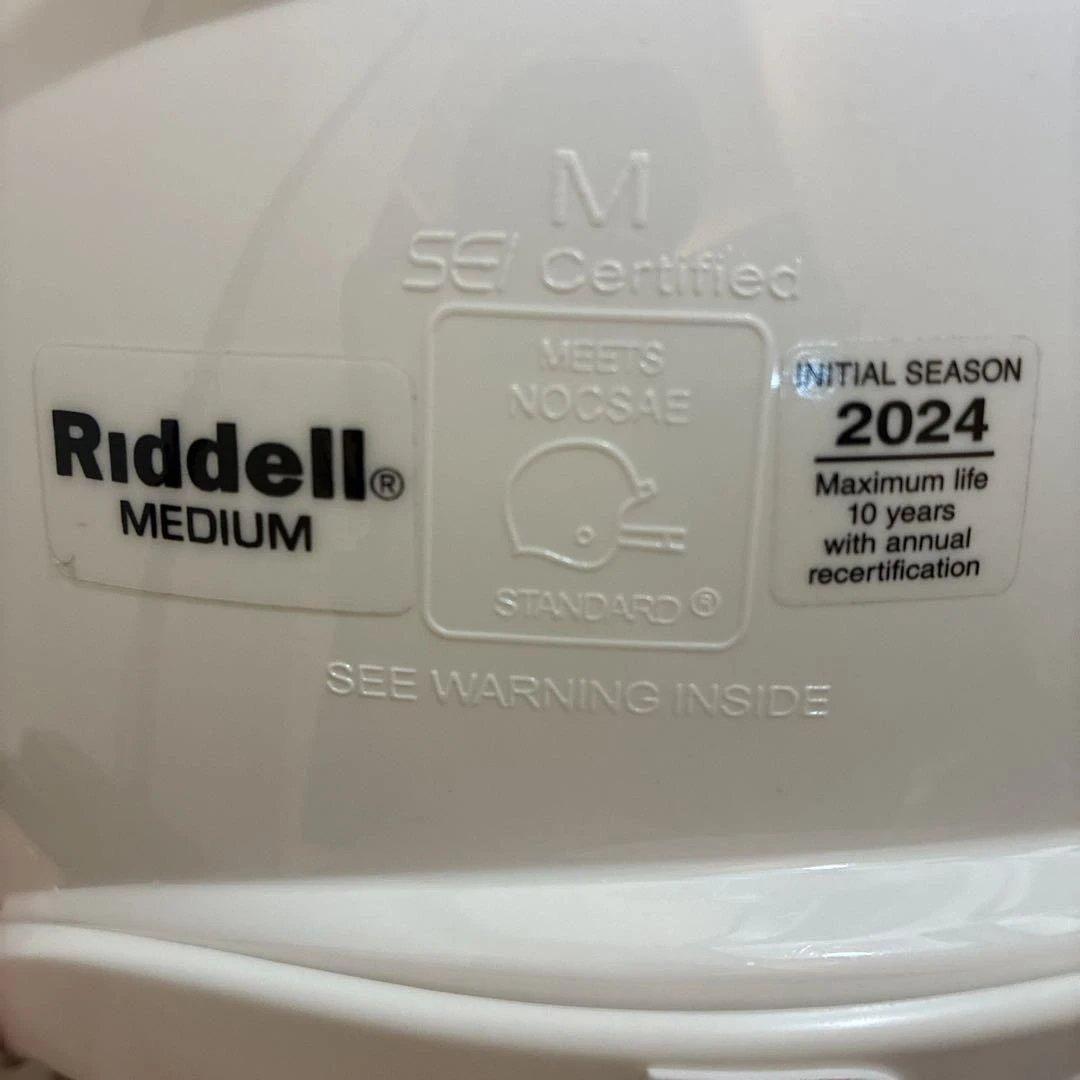 ヘルメット　Riddell スピード　Mサイズ リデル　フェイスガード　ブラック