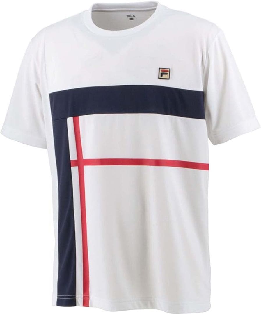 FILA フィラ テニスウェア 半袖TシャツVM5601 ホワイト メンズM新品