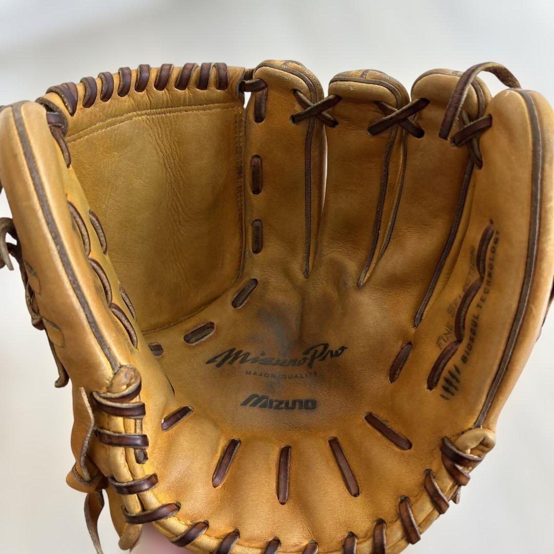 ミズノプロ MIZUNO Pro 最高級 硬式 投手用 旧ロゴ 廃盤レア