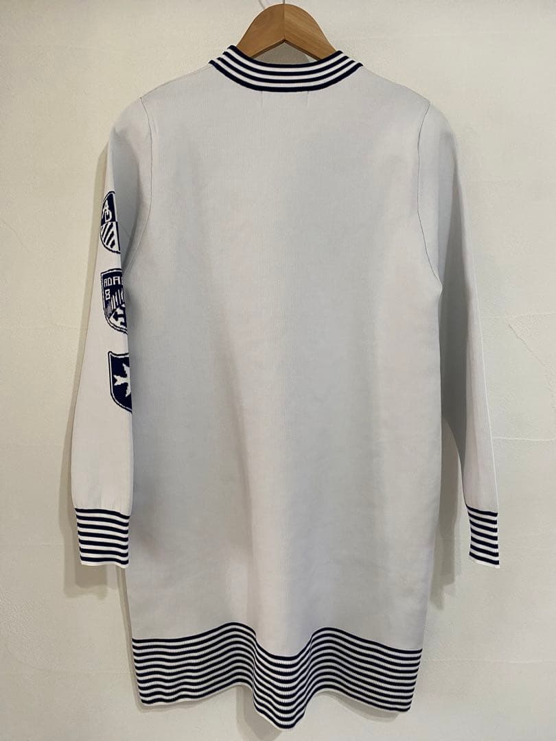 adabat アダバット ホワイト ストライプ ワンピース レディース 新品