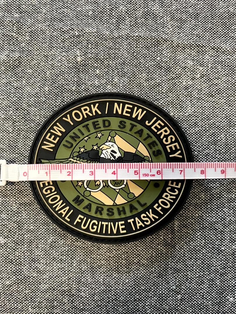 US MARSHAL PVC Patch パッチ TASK FORCE グリーン