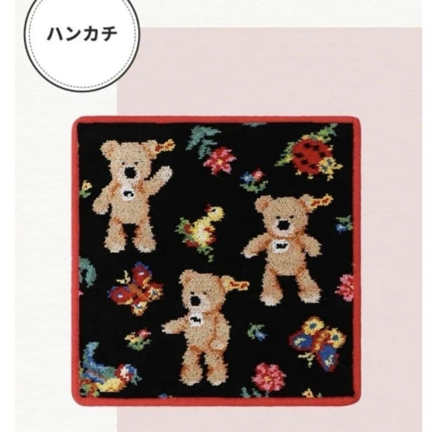 ♦新春特価【新品】Steiff × FEILER テディベアー＆ハイジ ハンカチ