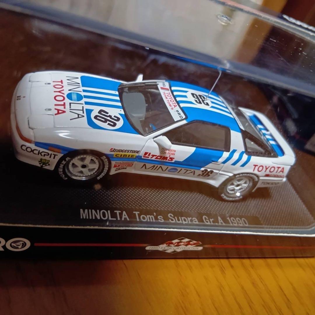 【2台】EBBRO エブロ　トムス　スープラ　Gr.A 1990 1/43