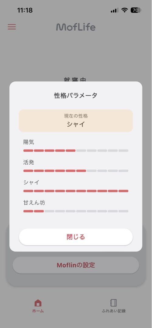 モフリン　ゴールド　CASIO