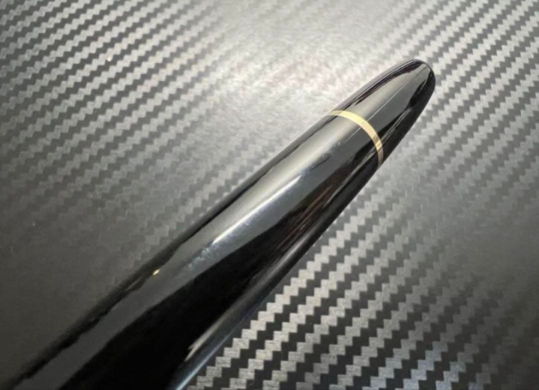 美品 モンブラン 万年筆 144 M ブラック 全金 14金ペン先