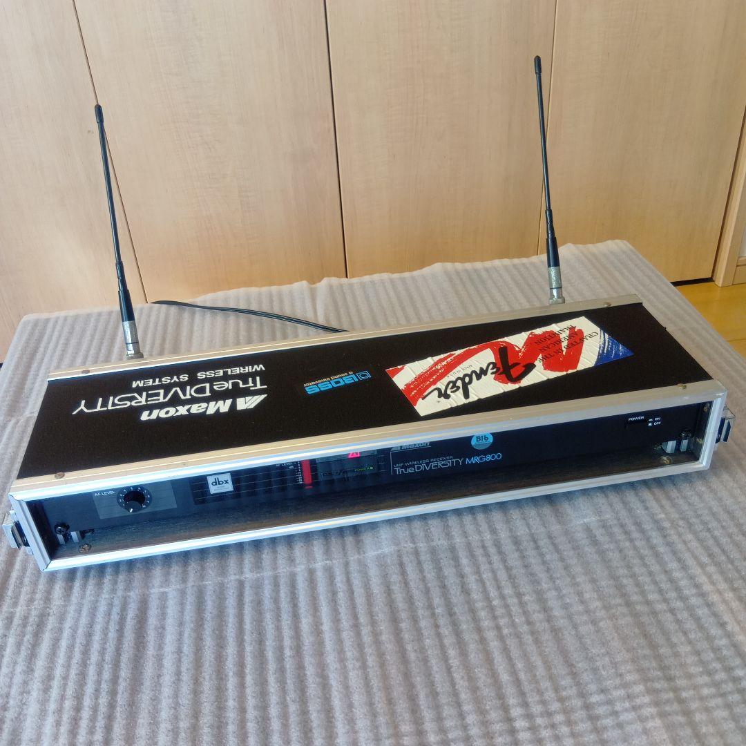 Maxon ワイヤレスシステム MS800 ギター用　　純正ラックケース付き!!