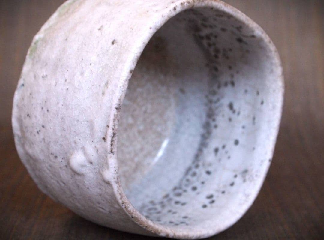 人気作家★辻村唯(師＆父:辻村史朗)長石釉茶碗★共箱、布