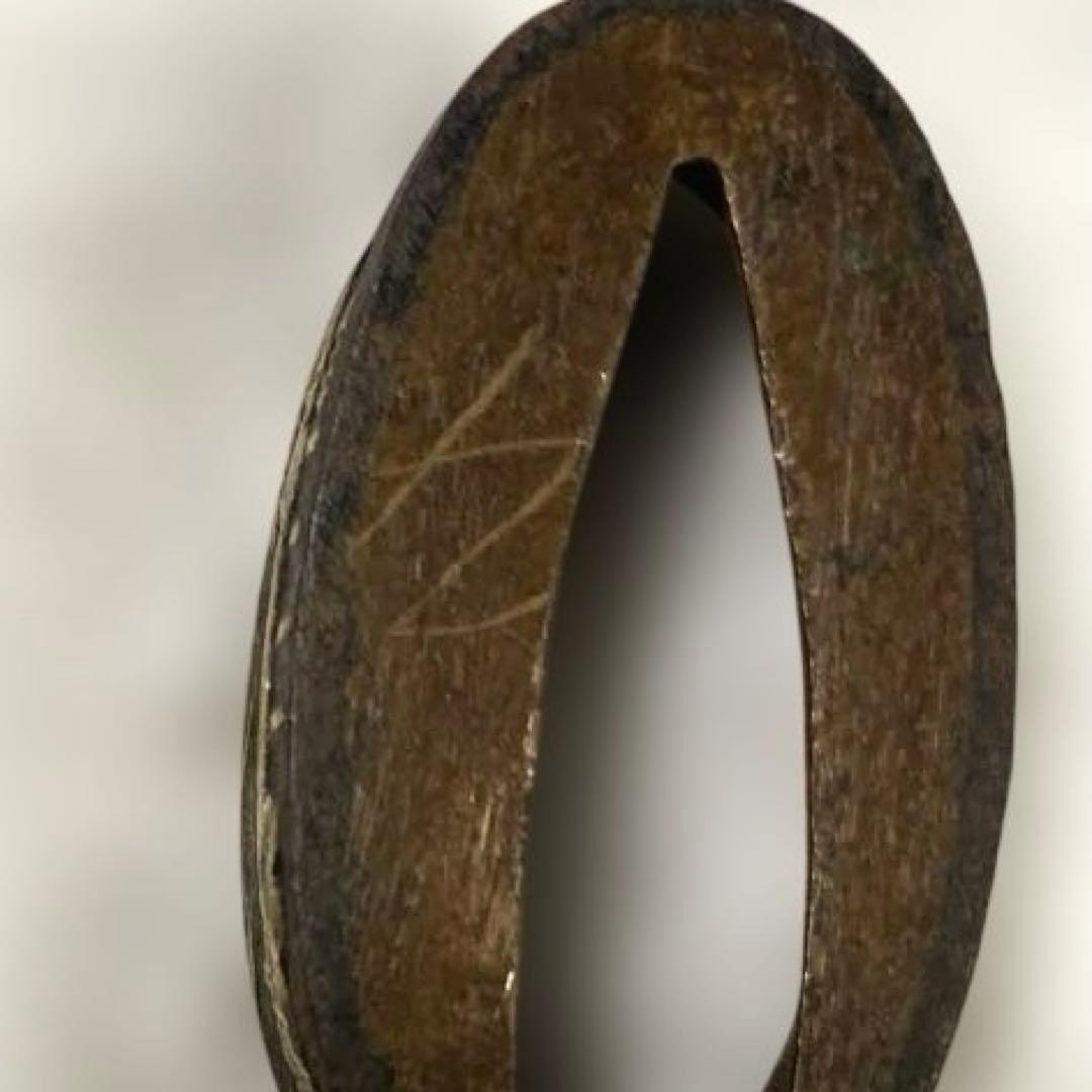 B-75 縁頭　金象嵌　武具　刀装具　骨董品　時代物　日本　美術品　工芸品