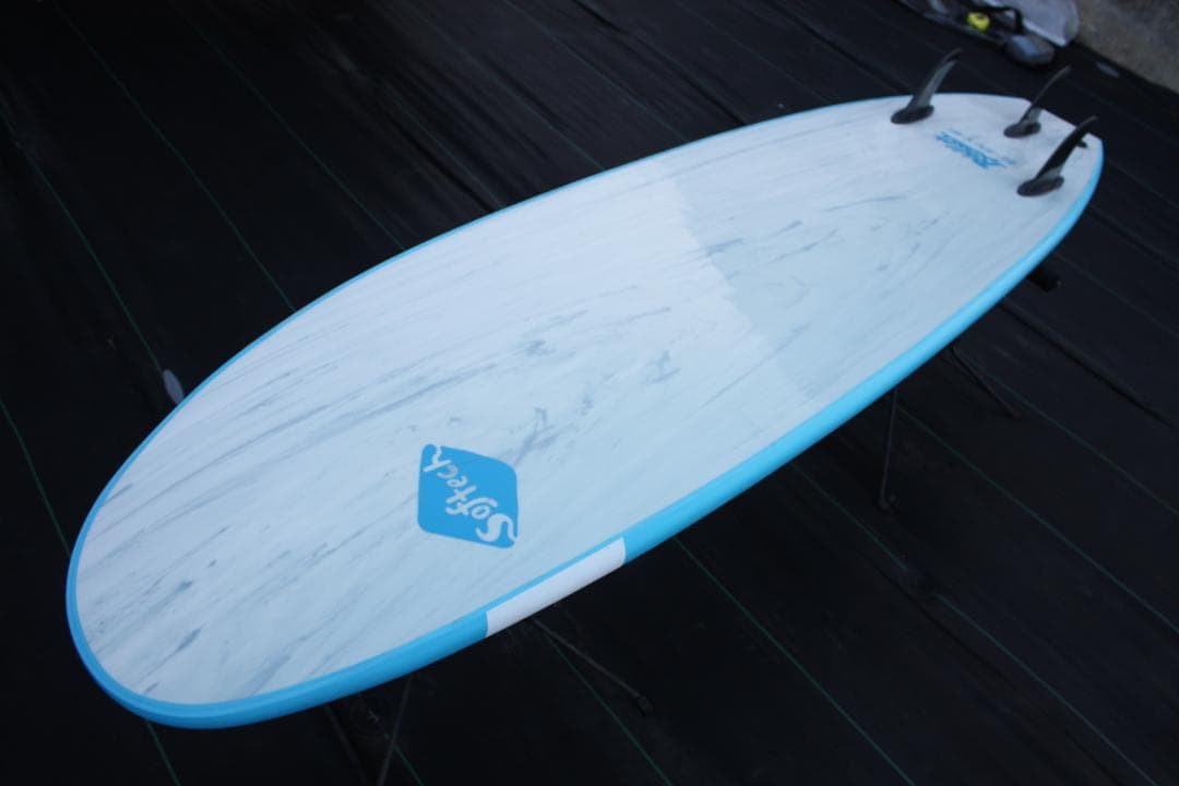 Softech スポンジボード 6’6 ｘ21 ｘ3＋中古リーシュ＋FCSキー