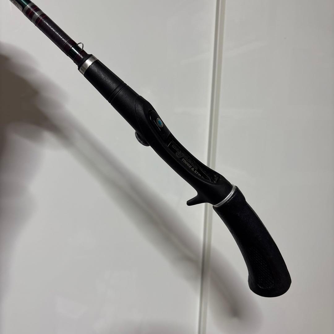 オリムピック カーボンファイバーロッド LC195 綺麗な深緑色　トップ