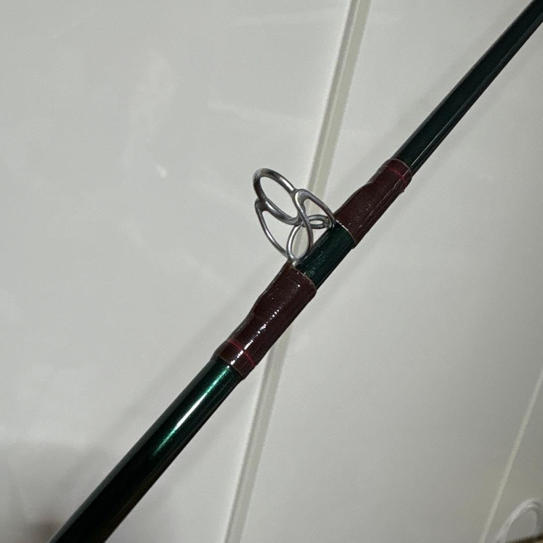 オリムピック カーボンファイバーロッド LC195 綺麗な深緑色　トップ