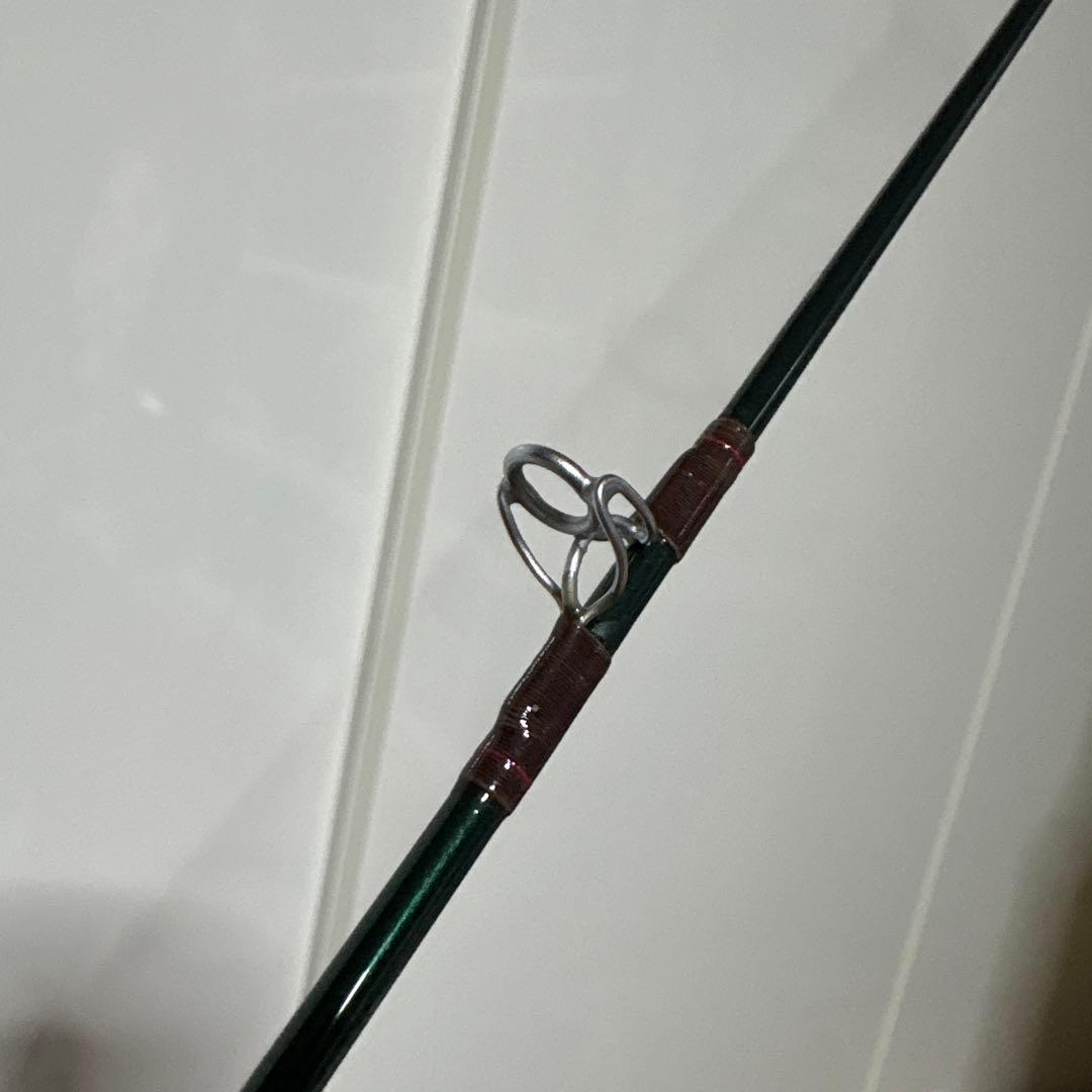 オリムピック カーボンファイバーロッド LC195 綺麗な深緑色　トップ