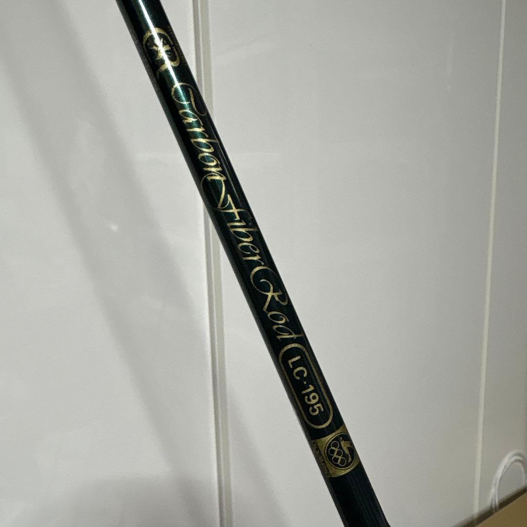 オリムピック カーボンファイバーロッド LC195 綺麗な深緑色　トップ