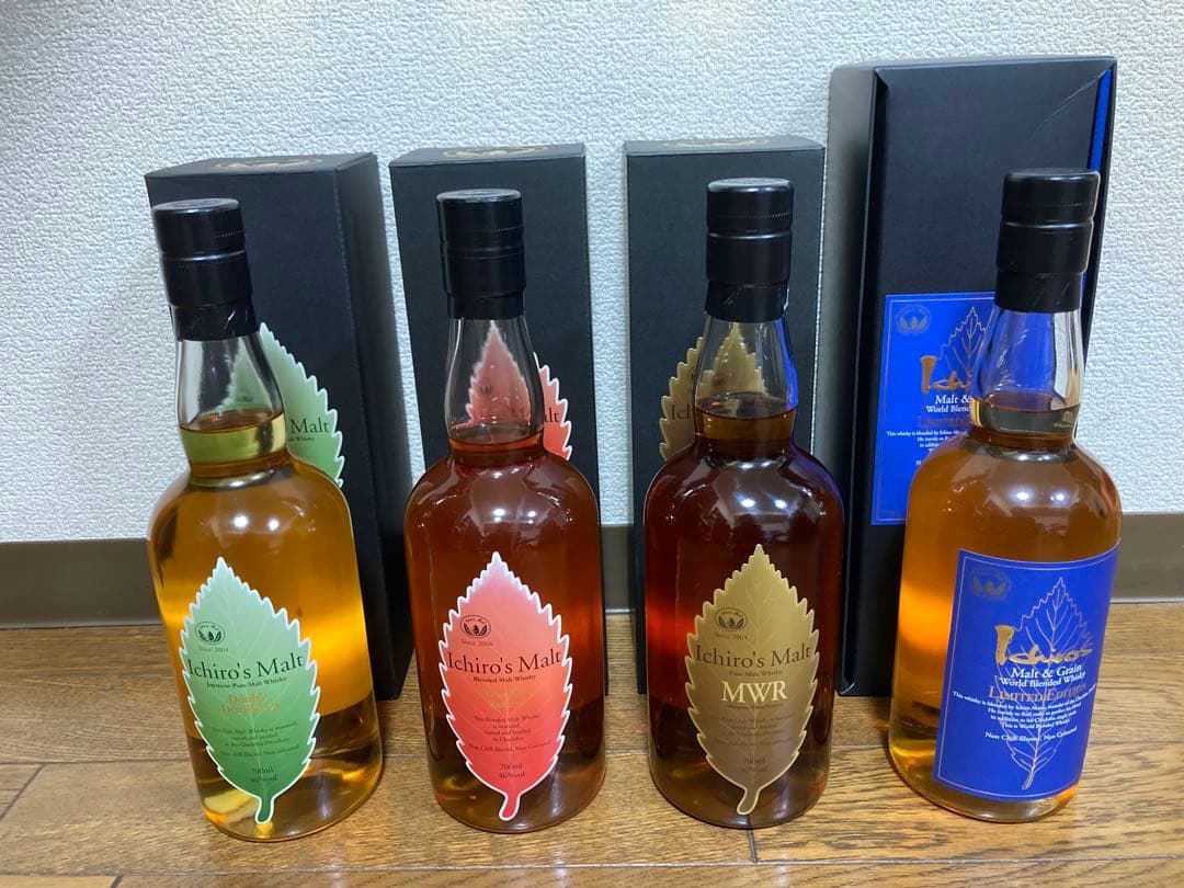 イチローズモルト リーフラベル ４本セット