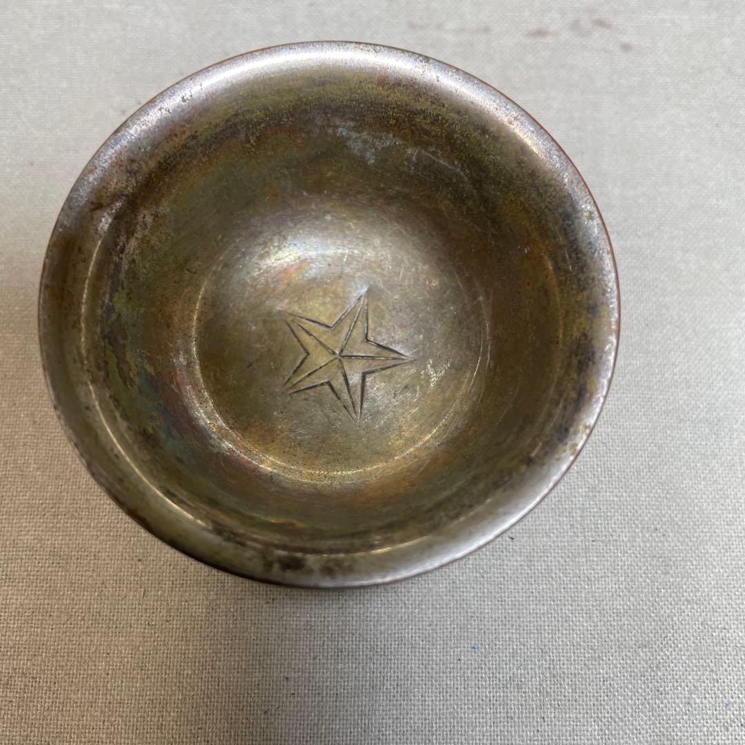 戦時中　戦争 軍隊　騎兵第二十八職隊退営記念記念　記念銀杯 浦田謹製