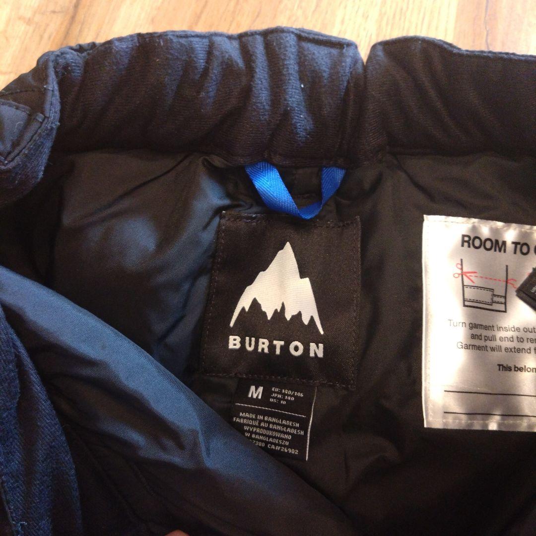 BURTON スノーボードウェア Mサイズ グレー/ブラック 上下セット