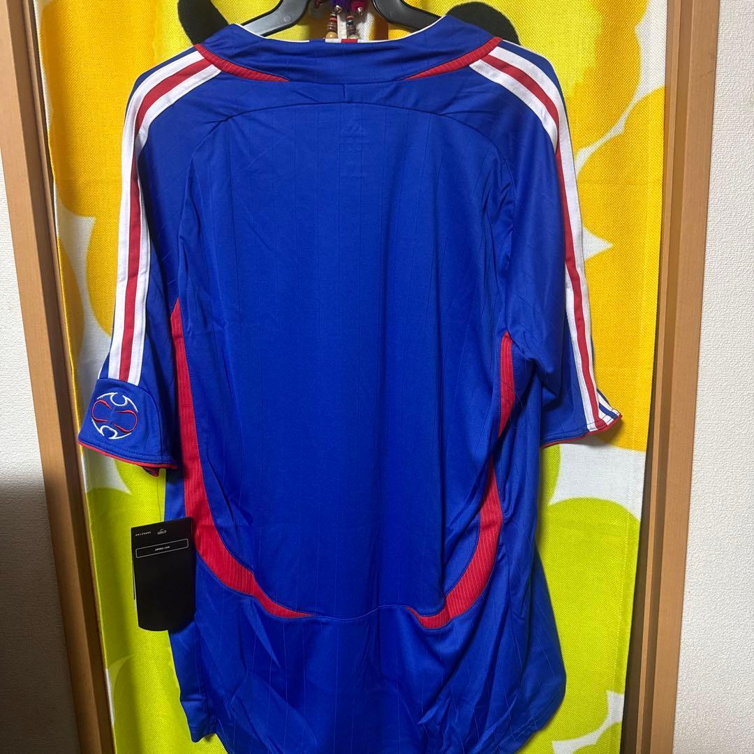 新品超レア2006年フランス代表ホームユニフォーム半袖シャツサイン入り鑑定書付き