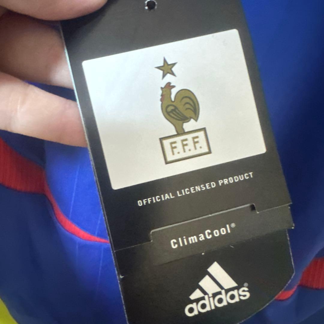 新品超レア2006年フランス代表ホームユニフォーム半袖シャツサイン入り鑑定書付き