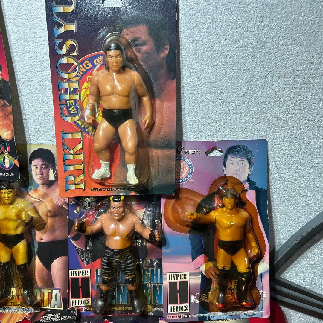 新日本プロレス　フィギュア　蝶野　武藤　長州　天山　ポスカ　チケット　まとめ