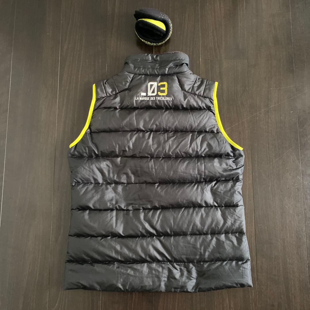 Le Coq Sportif ルコック　ダウンベスト　メンズ　防寒　耳当て付き