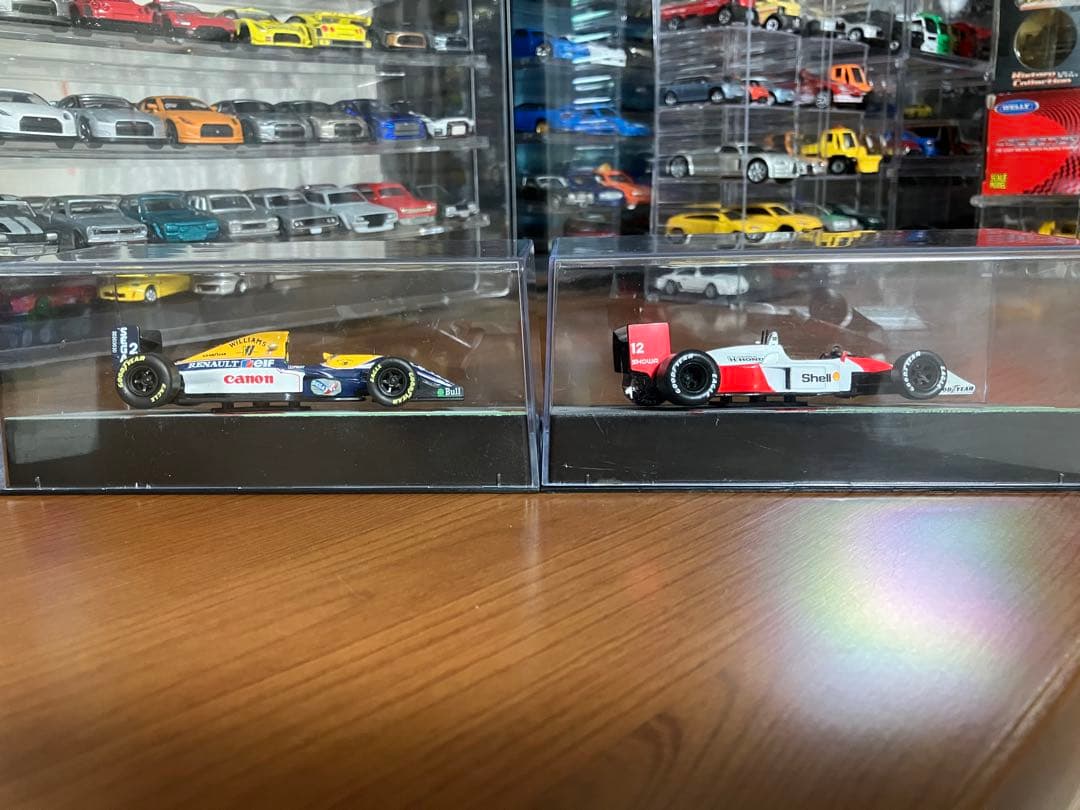 F1 2点セット　アイルトンセナ　アランプロスト 1/43 約10cm