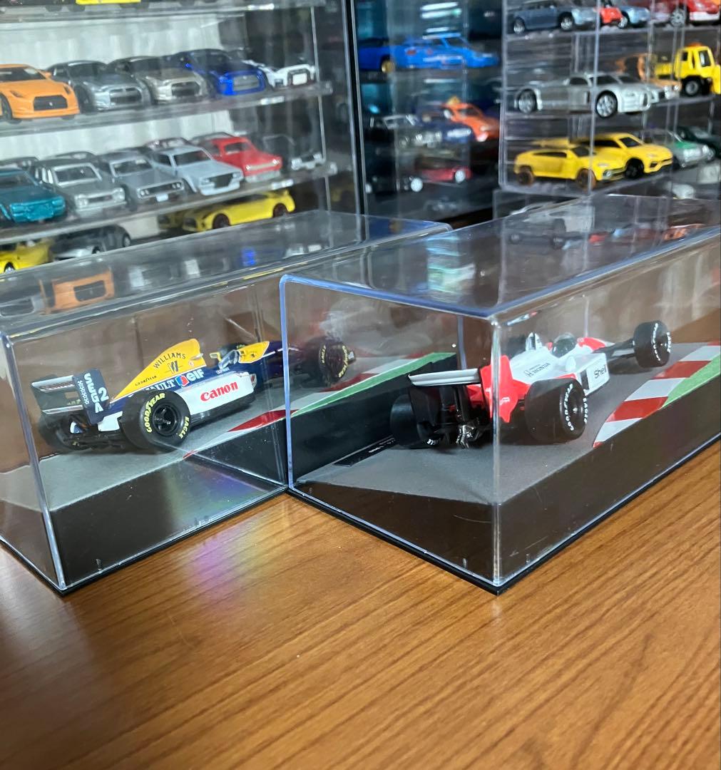 F1 2点セット　アイルトンセナ　アランプロスト 1/43 約10cm