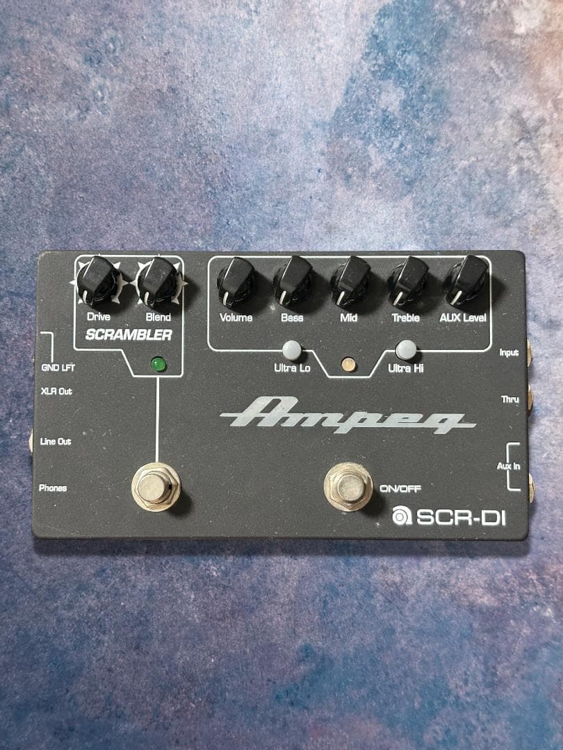 【やや傷あり】Ampeg SCR-DI / ベースエフェクター