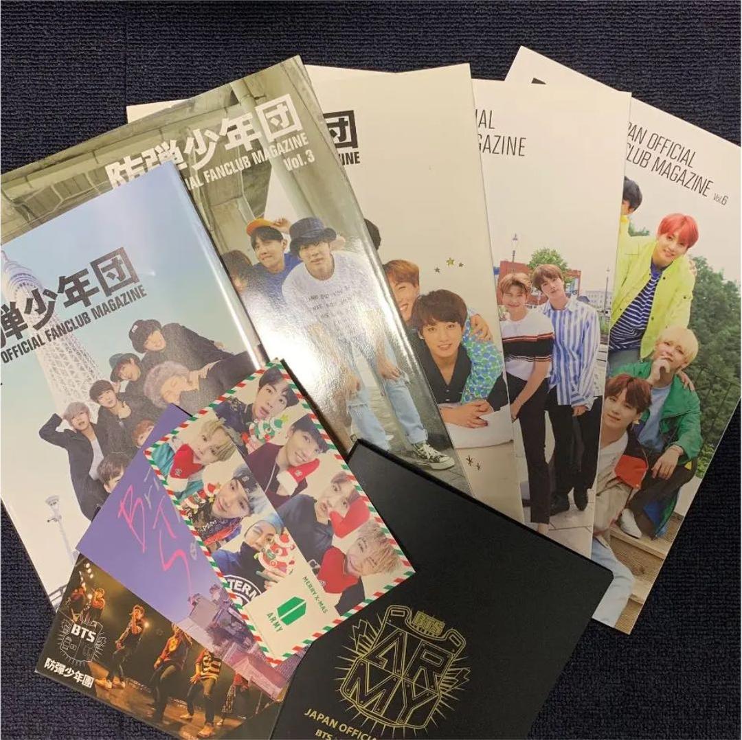 【レア】BTS FC会報誌　vol. 2 3 4 5 6 セット