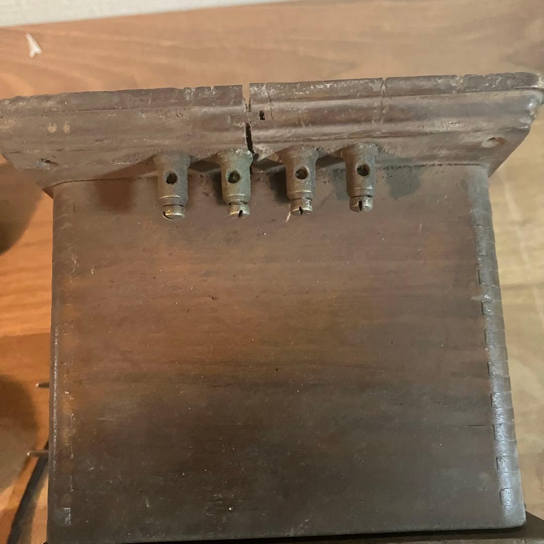 昭和レトロ デルビル電話機 手回し電話機 アンティーク ヴィンテージ ジャンク