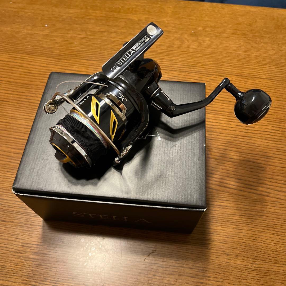 【美品】19 ステラSW 8000PG スピニングリール　PE4号300m付き