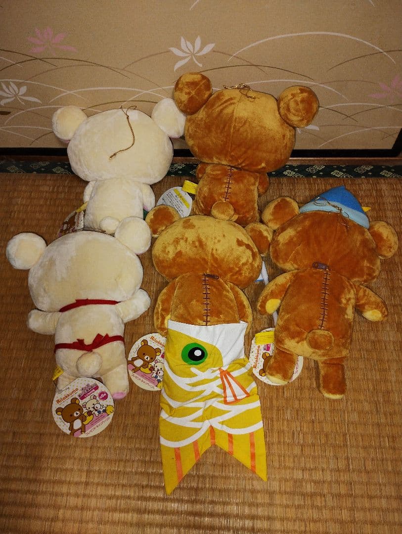 リラックマ　ポーズぬいぐるみBIG こどもの日編　５種セット