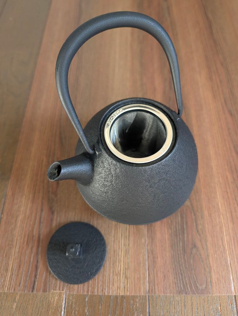 空間鋳造 南部鉄器急須 Egg 中 新品未使用