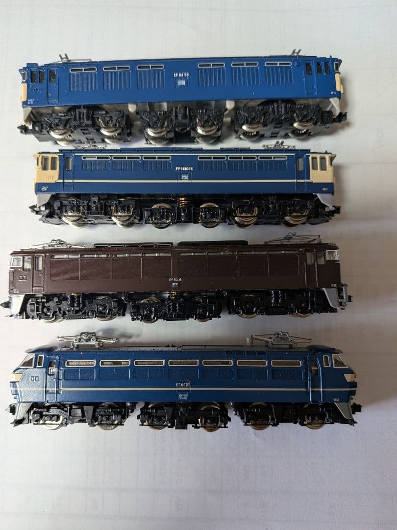 トミックス国鉄電機 EF63 64 65 66 4両まとめて 東海道線 信越線
