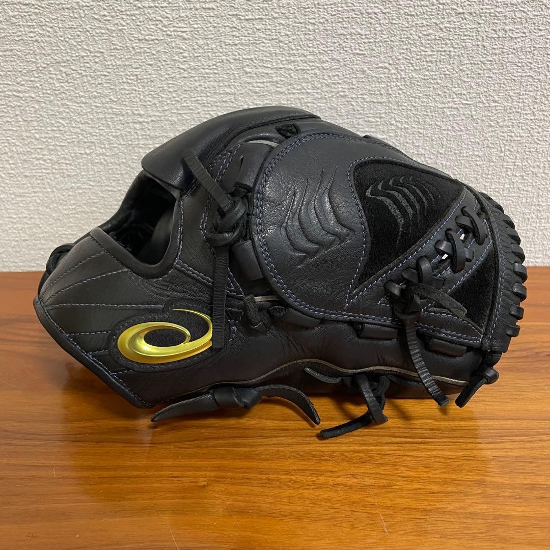 【asics】アシックス　軟式グローブ　野球　投手用　即戦力　美品