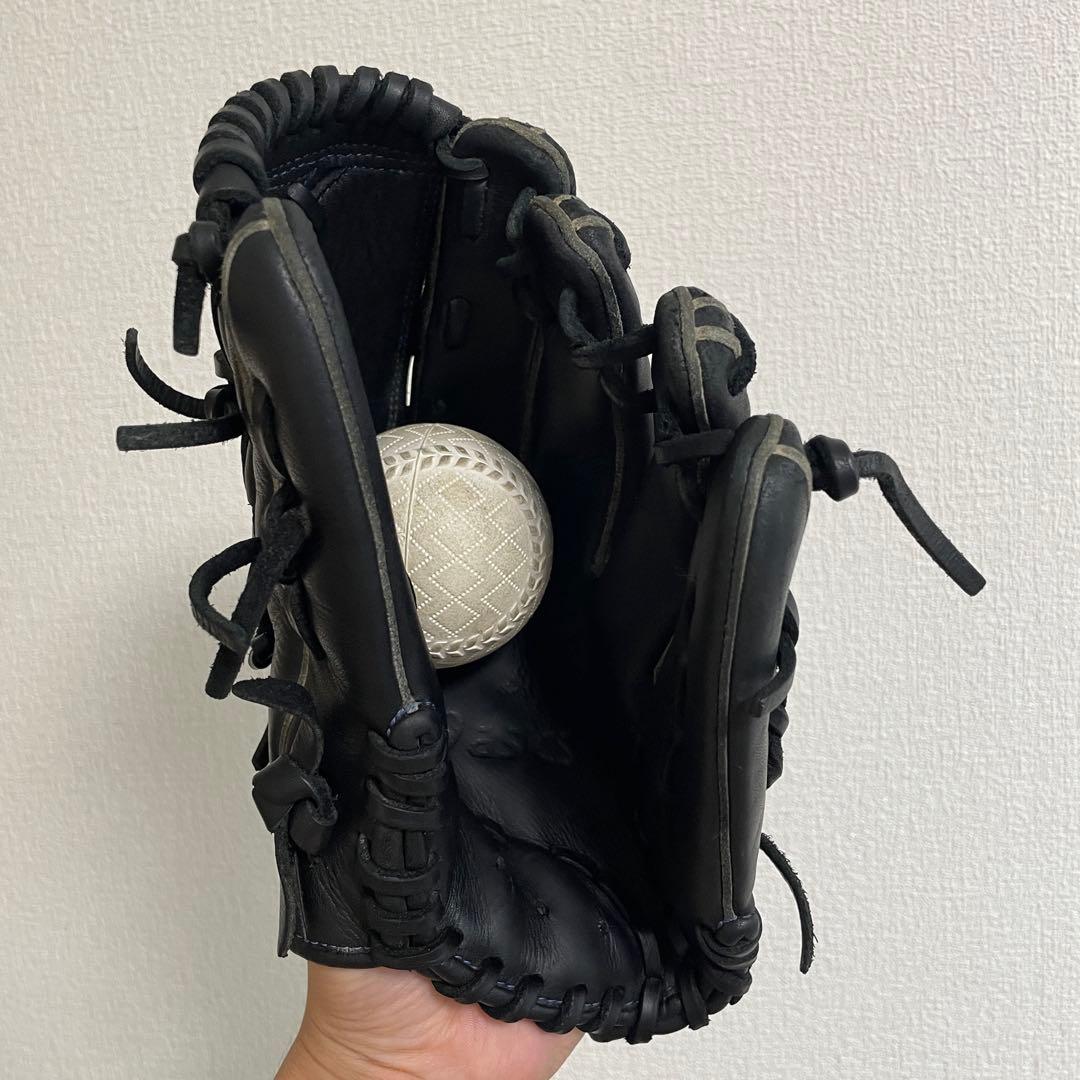 【asics】アシックス　軟式グローブ　野球　投手用　即戦力　美品