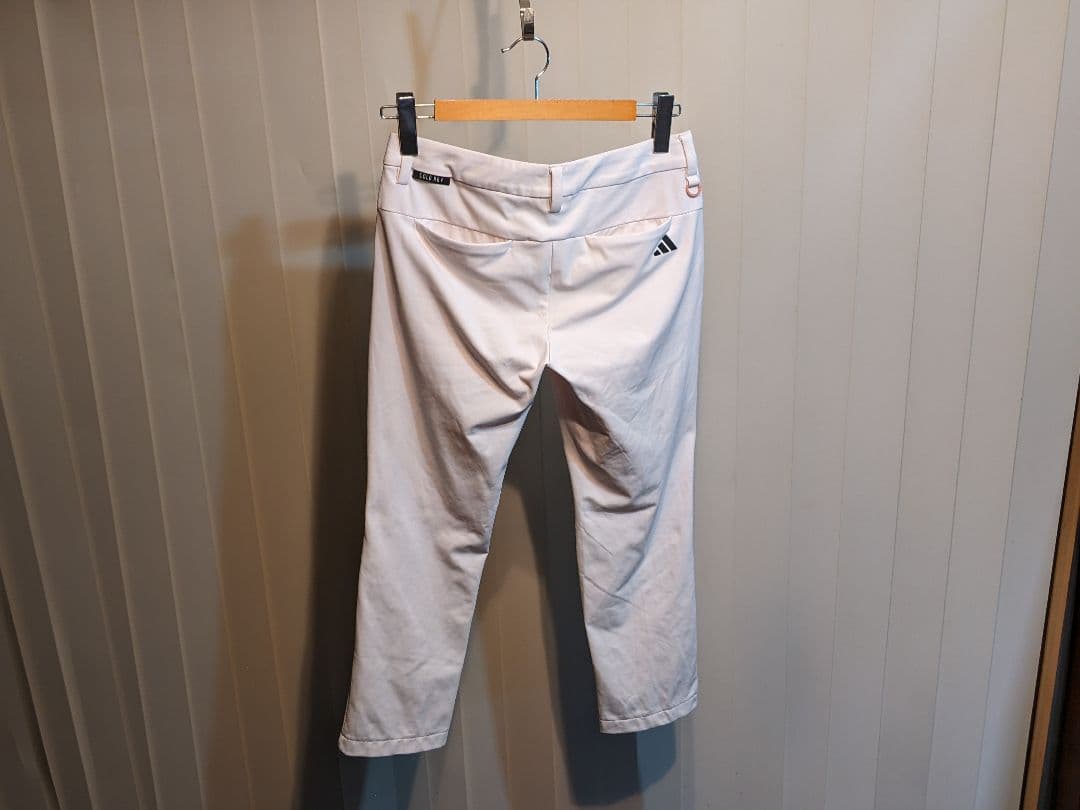 アディダス　切替　異素材　キルティング　中綿　ロングパンツ　ゴルフ　ストレッチ