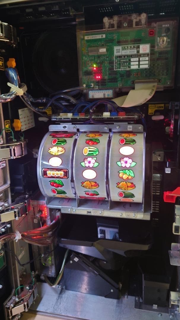 【パチスロ実機】オリンピア★南国物語【オートプレイ付不要機付】