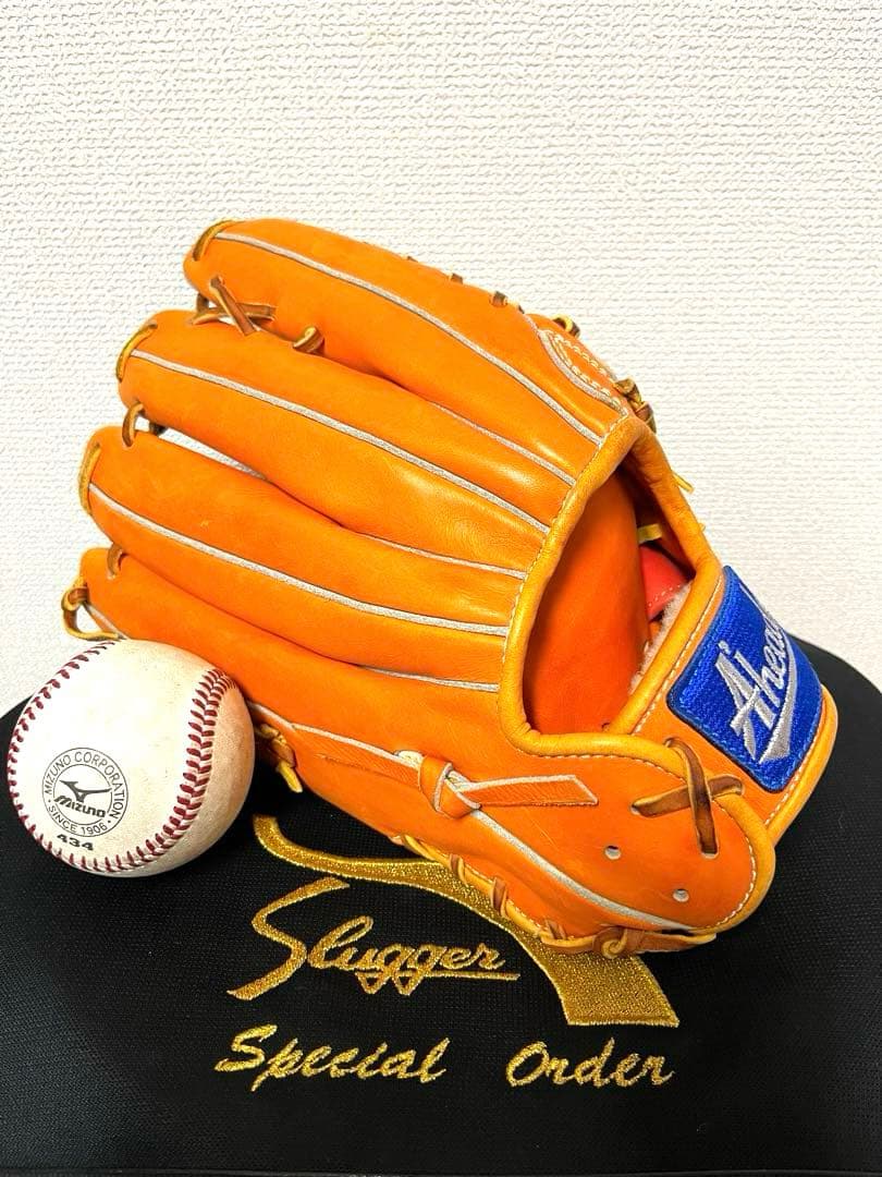 510 スラッガー 軟式革命 極美品 軟式 外野手用グローブ