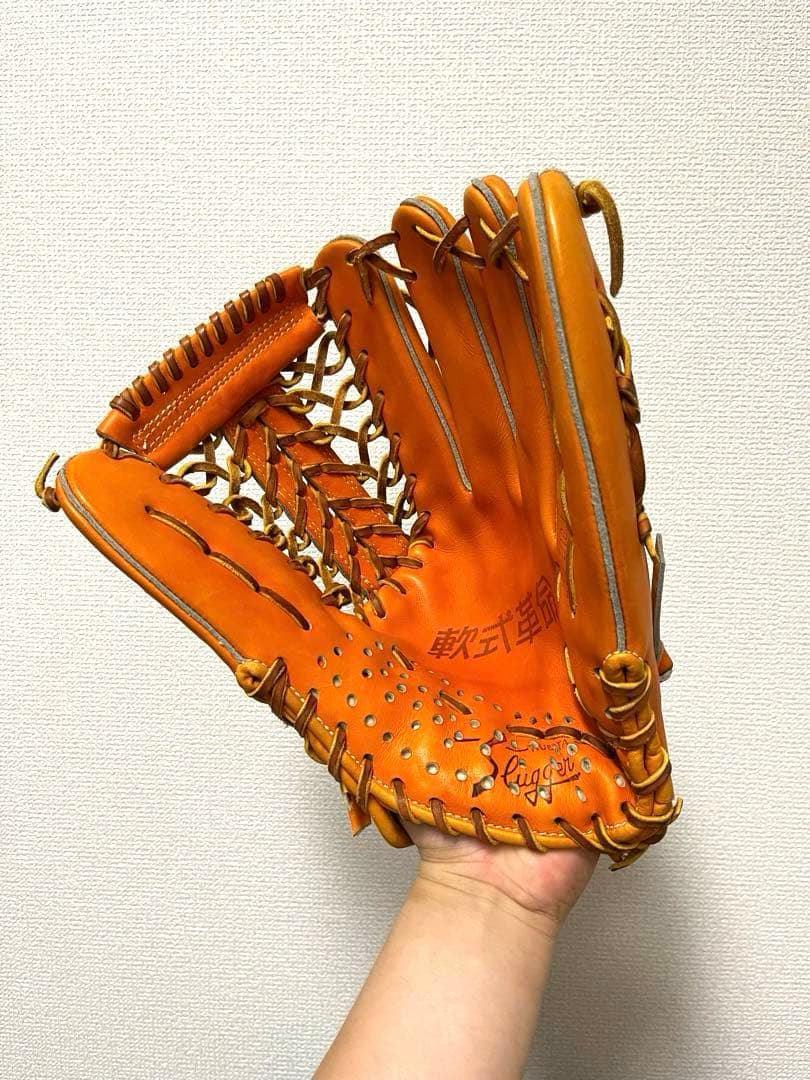 510 スラッガー 軟式革命 極美品 軟式 外野手用グローブ