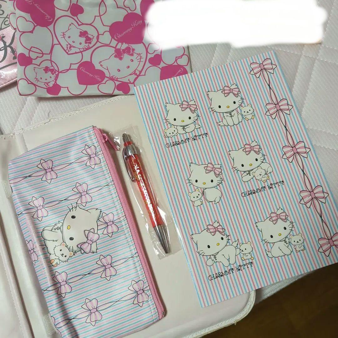 チャーミーキティ　マスコット　ポーチ　タオル　ヘアゴム　非売品　景品含む ポーチ