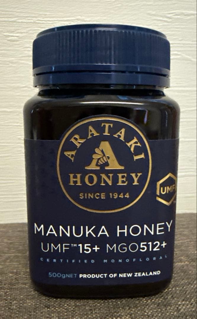 マヌカハニー ARATAKI UMF15+ MGO512+ 500g