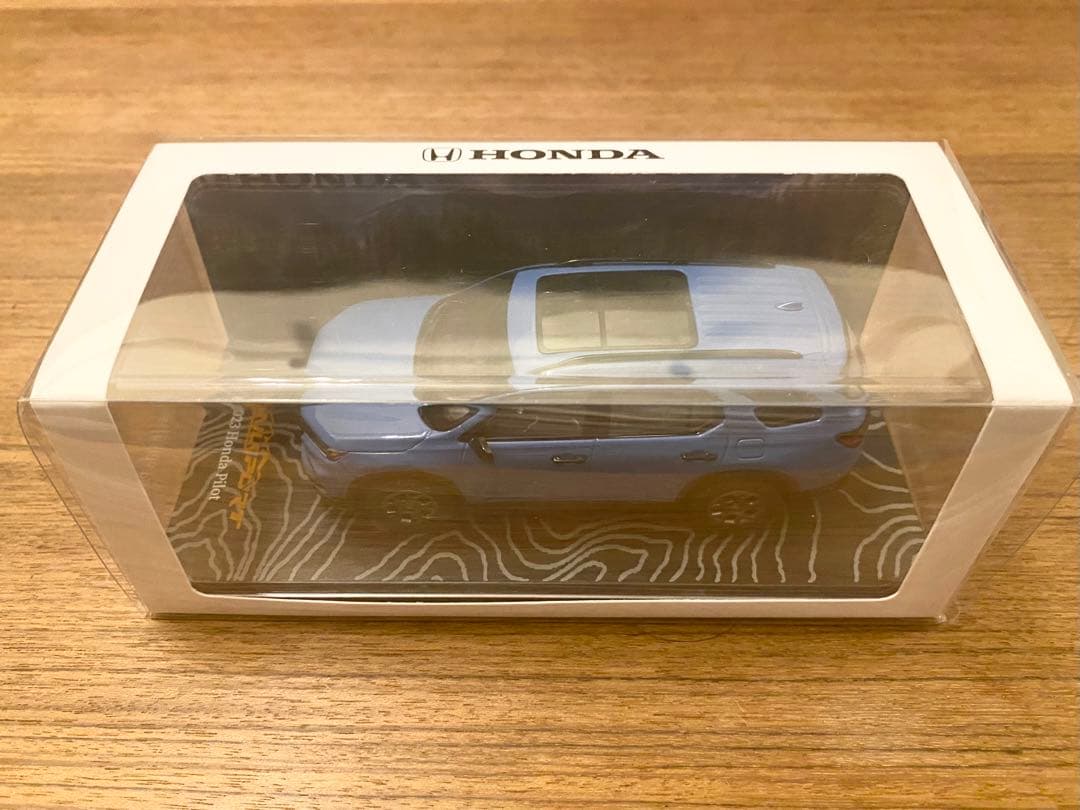 新品 希少！1/43 ホンダ純正 TSM 新型 ホンダ パイロット ブルー