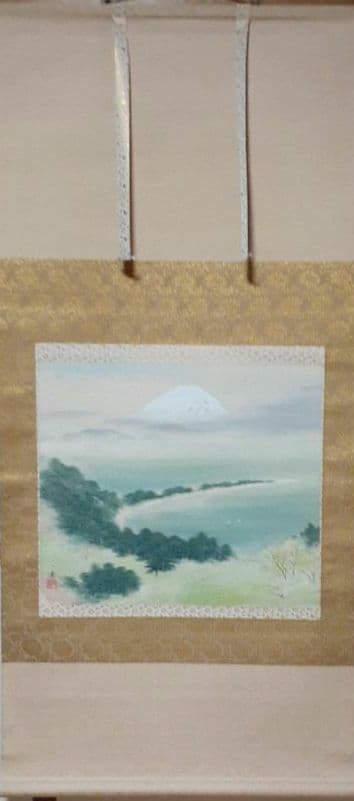 掛け軸/伊豆風景/一晁作