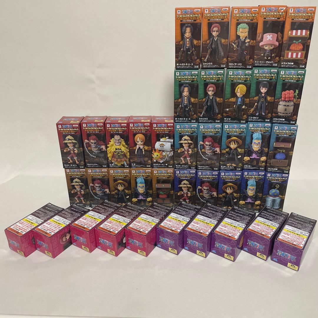 ※超希少　ワンピースワールドコレクタブルフィギュア　トレジャーラリー40体セット