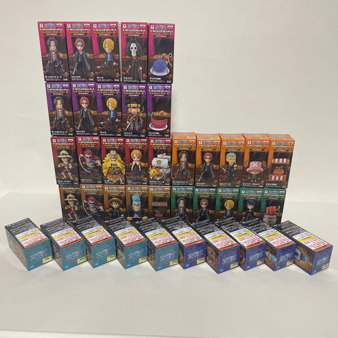 ※超希少　ワンピースワールドコレクタブルフィギュア　トレジャーラリー40体セット