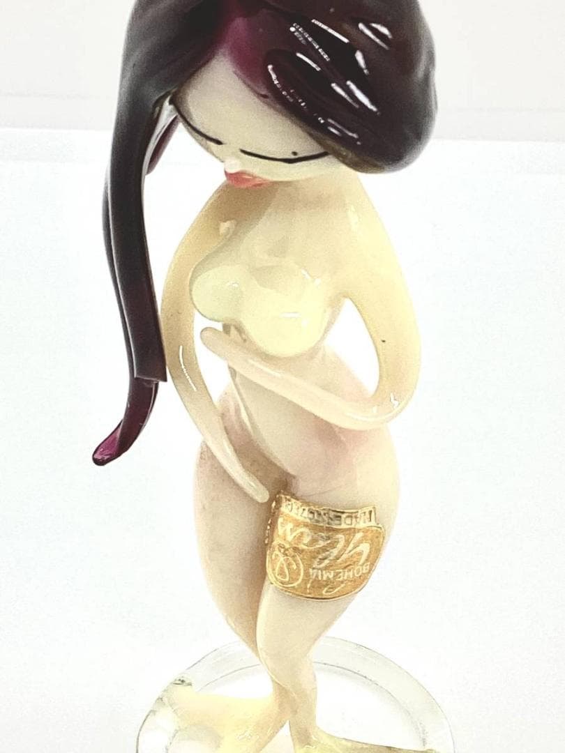 ★FRAGILE,GLASS,FIGURES ガラス製 人形 女性 裸体