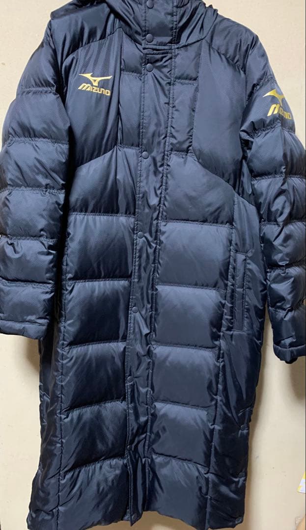 【試着のみ】MIZUNO ミズノ ダウンコート ベンチコート ロングダウン 肉厚