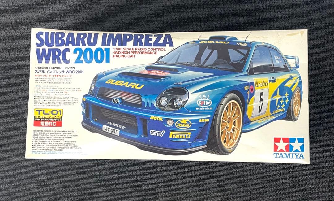 希少 TAMIYA SUBARU IMPREZA WRC 2001 未組立