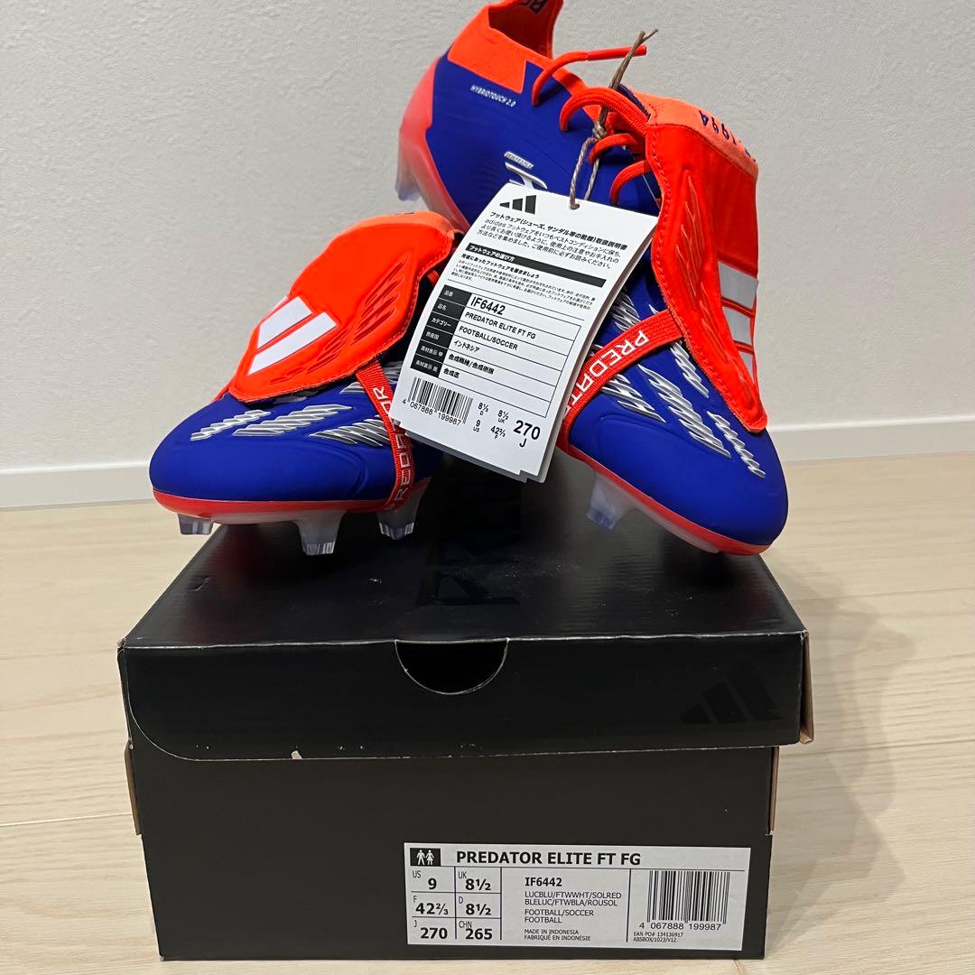 【新品未使用】プレデターエリート FT 27.0 FG adidas